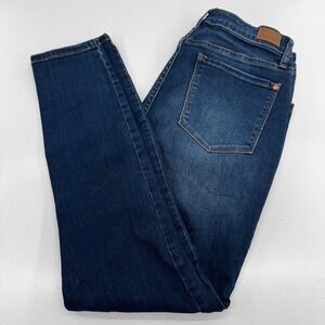 Judy Blue Skinny Fit Jeans WOMENS Dark Wash Button Fly SIZE 13/31 Inseam 28